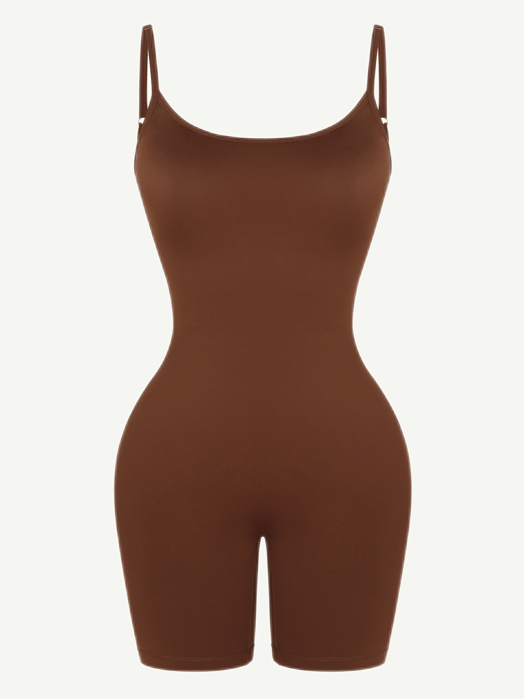 Mid-Thigh Fitness & Shaping Breathable Romper