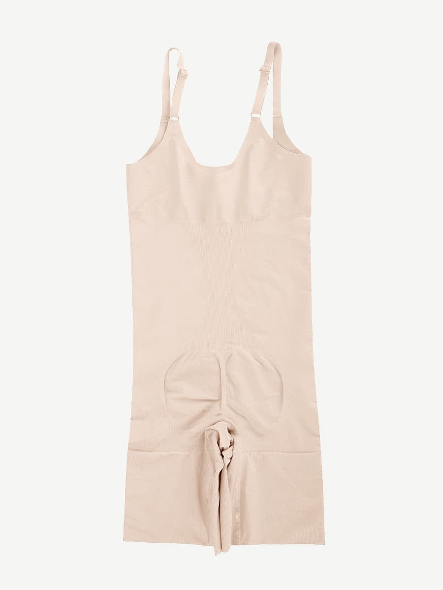 Seamless Open-Bust Bodysuit