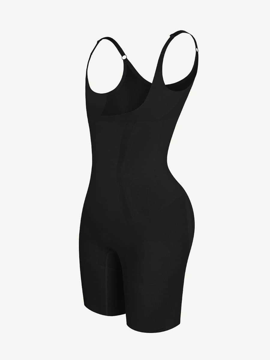 Seamless Open-Bust Bodysuit