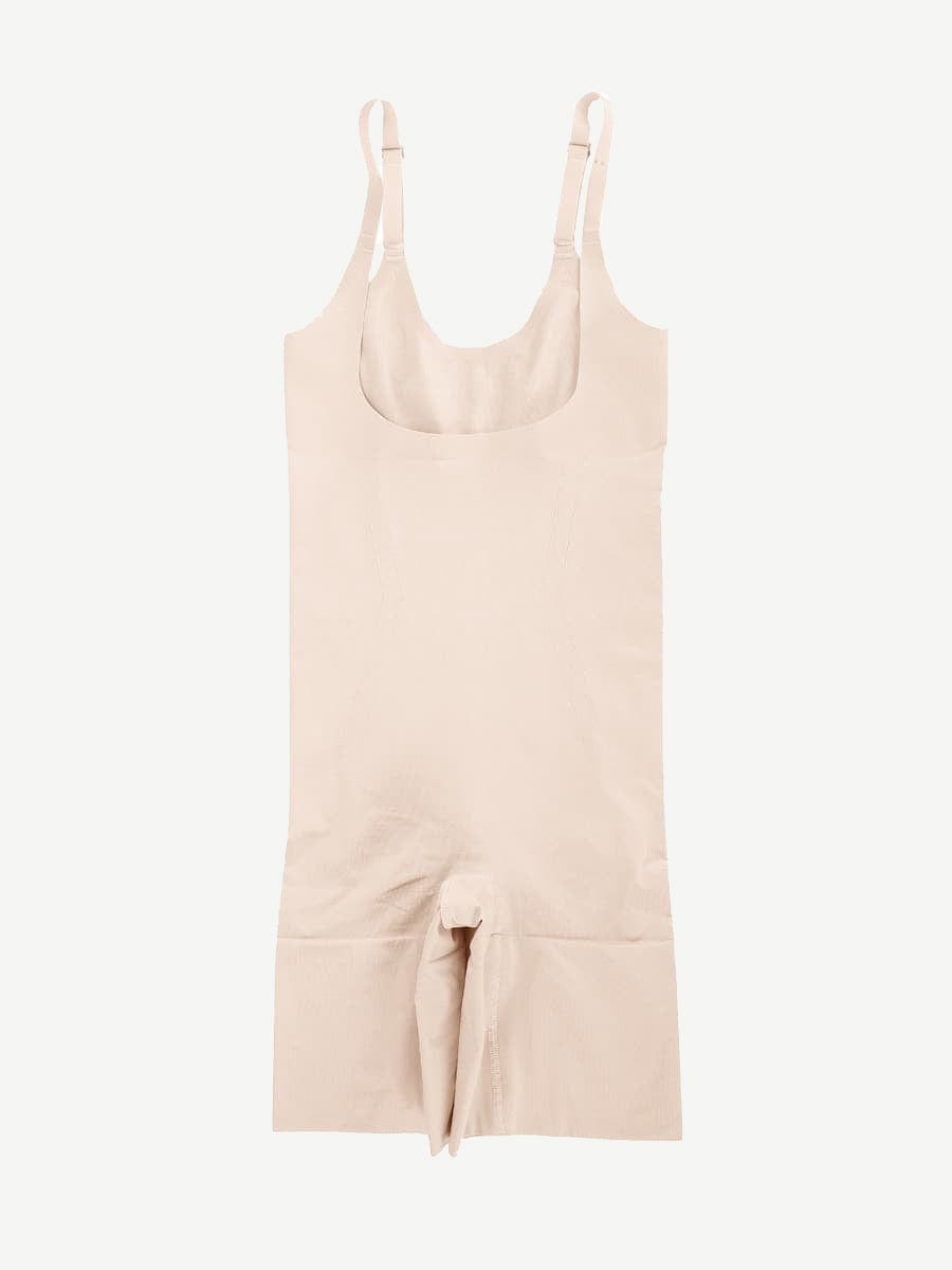 Seamless Open-Bust Bodysuit