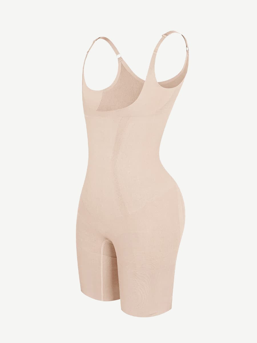 Seamless Open-Bust Bodysuit