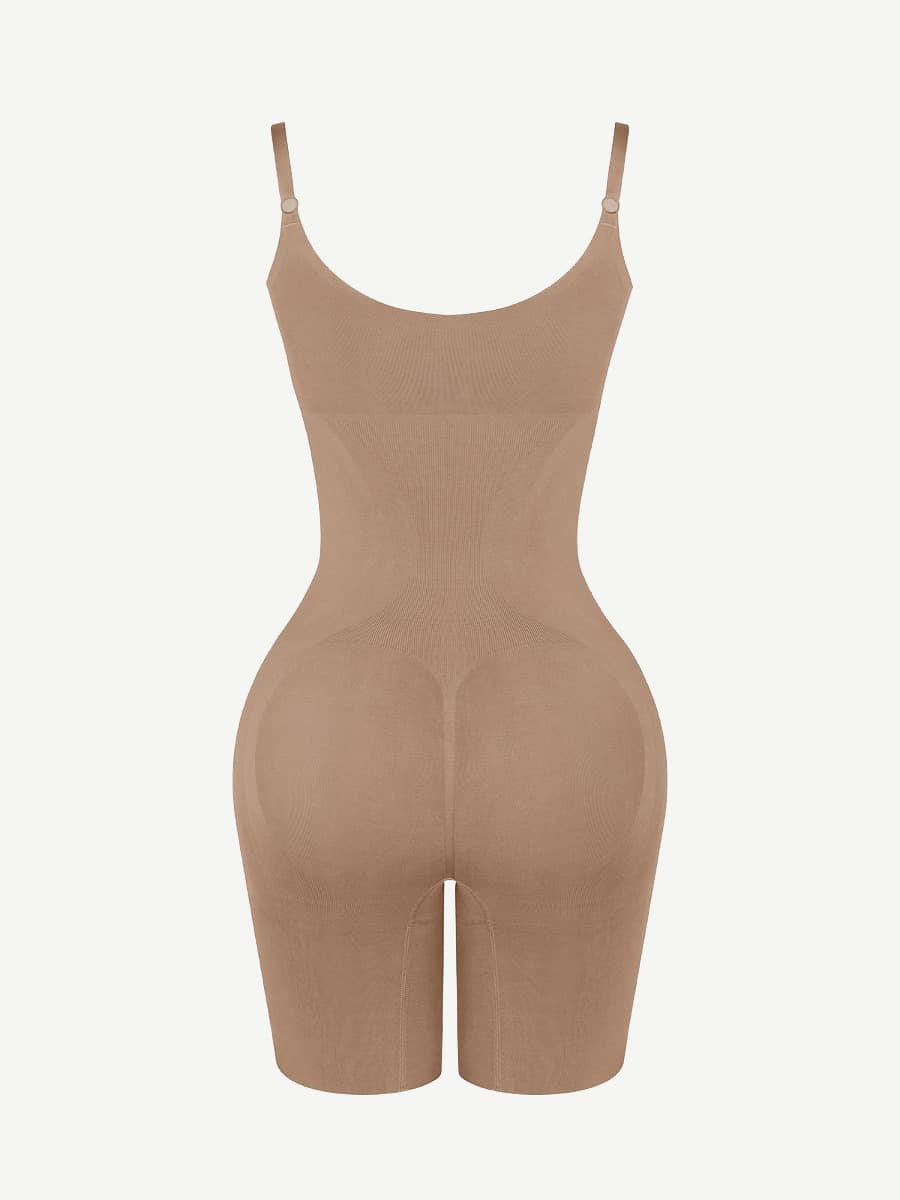 Seamless Open-Bust Bodysuit