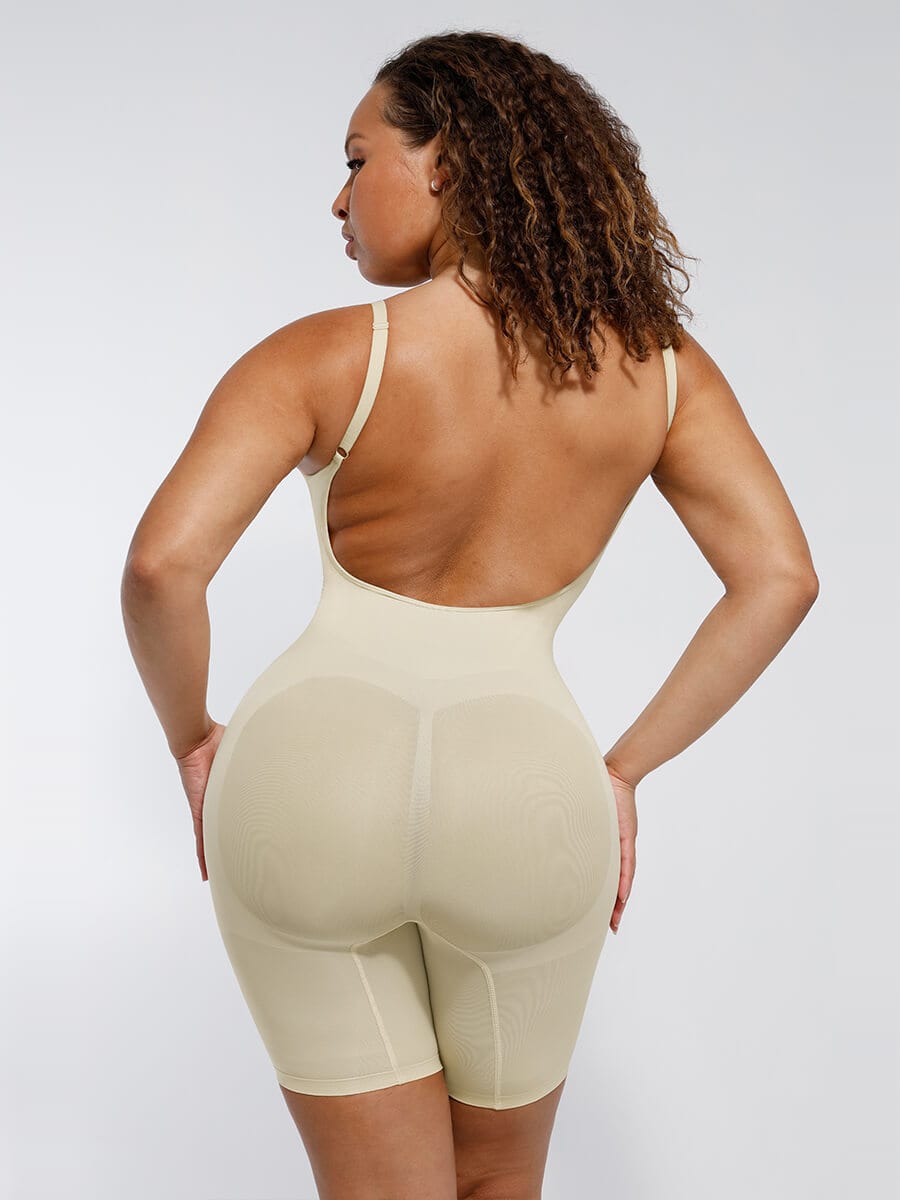Seamless Scultp Covered Open-Back