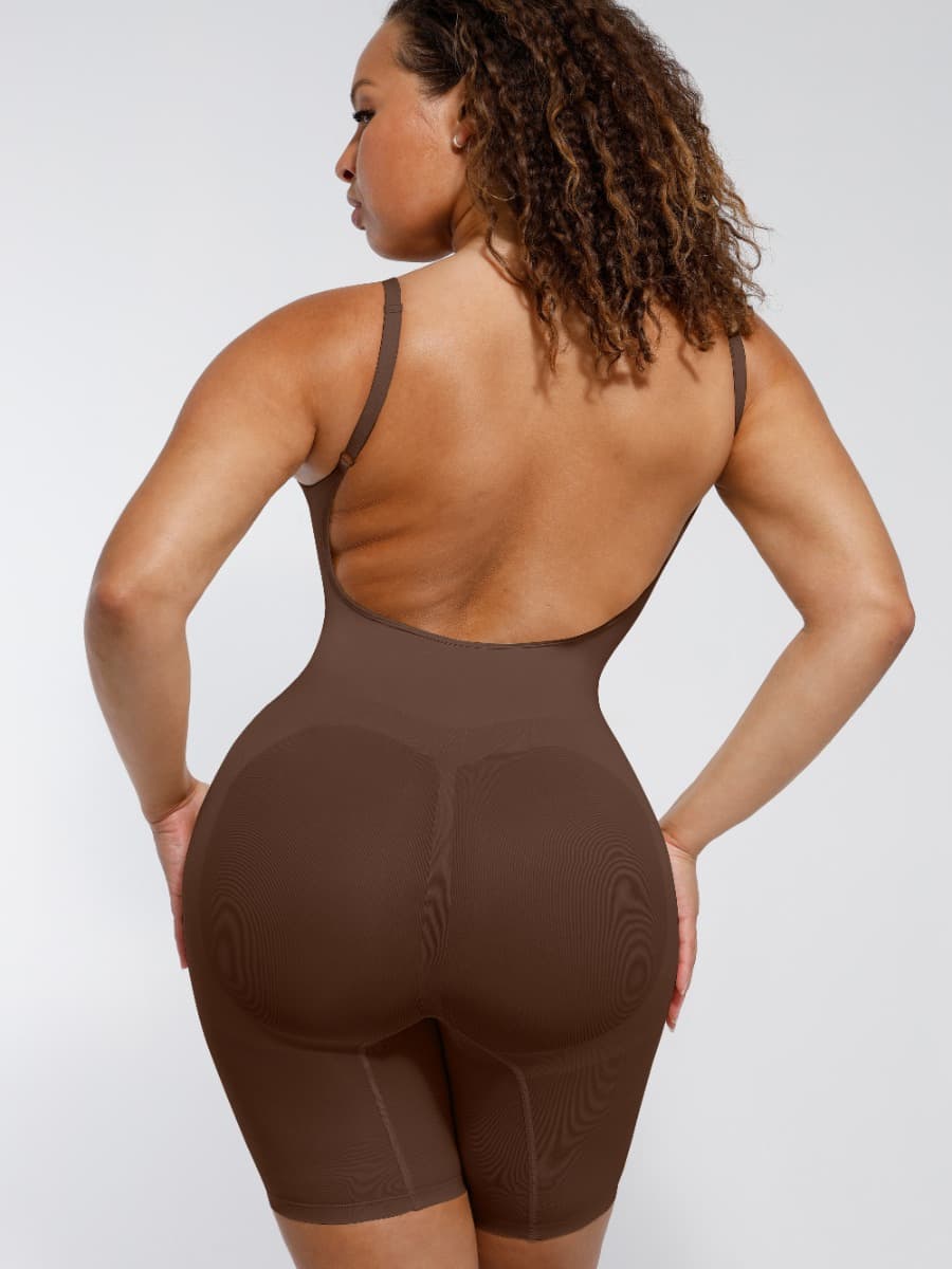 Seamless Scultp Covered Open-Back