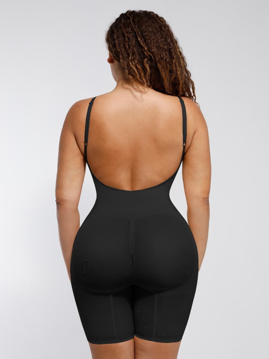 Seamless Scultp Covered Open-Back