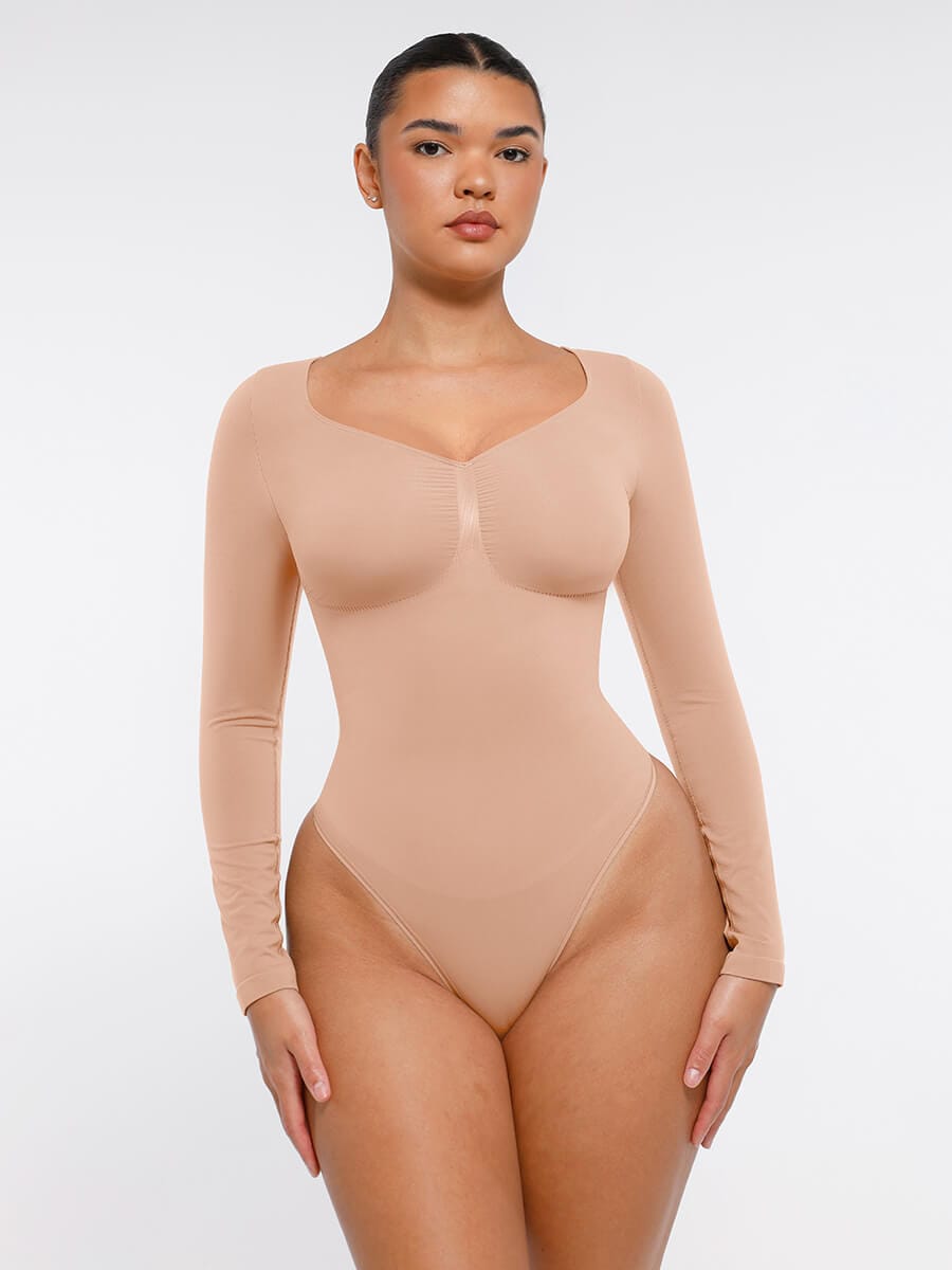 Seamless Long Sleeve Control Bodysuit