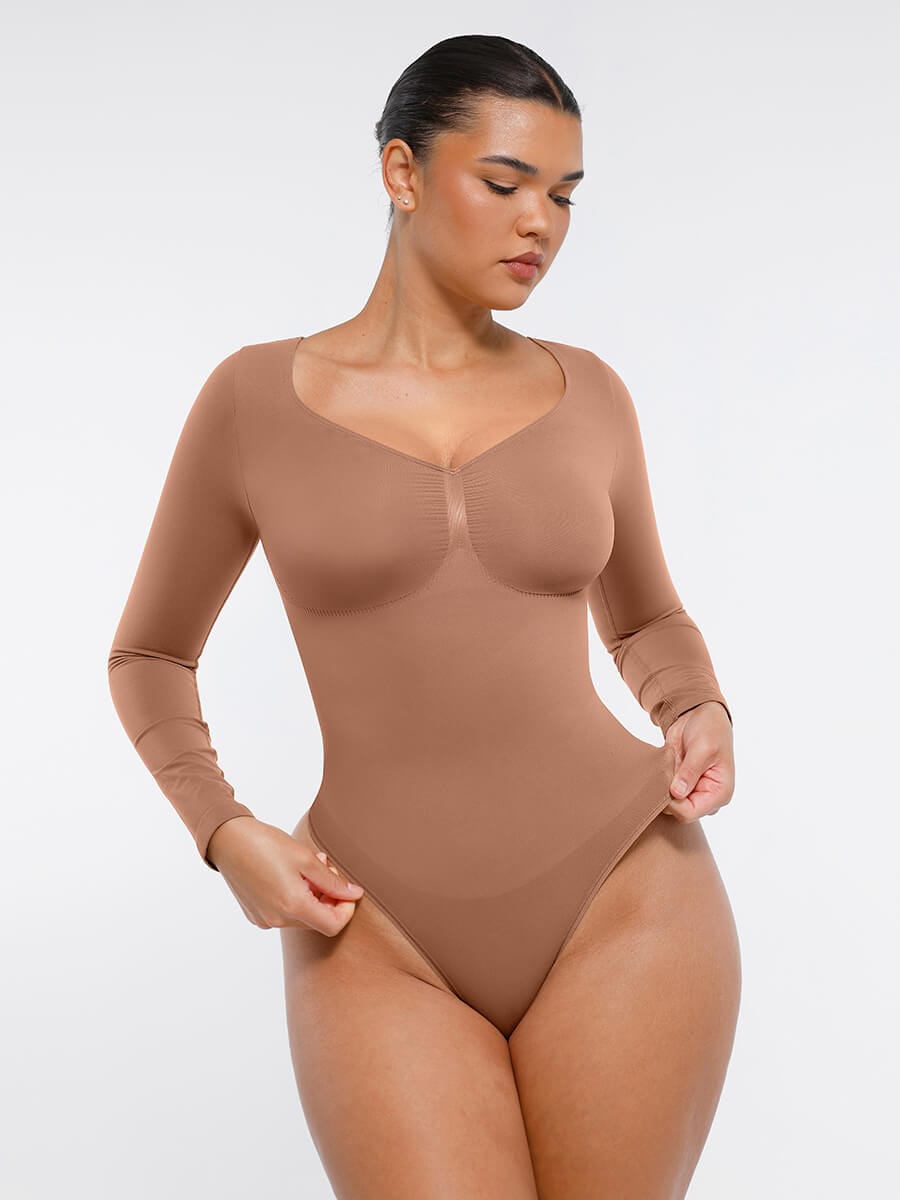 Seamless Long Sleeve Control Bodysuit