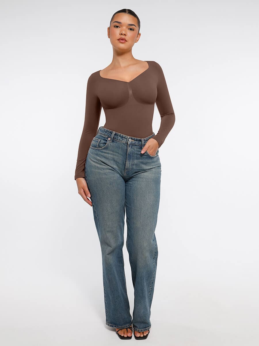 Seamless Long Sleeve Control Bodysuit