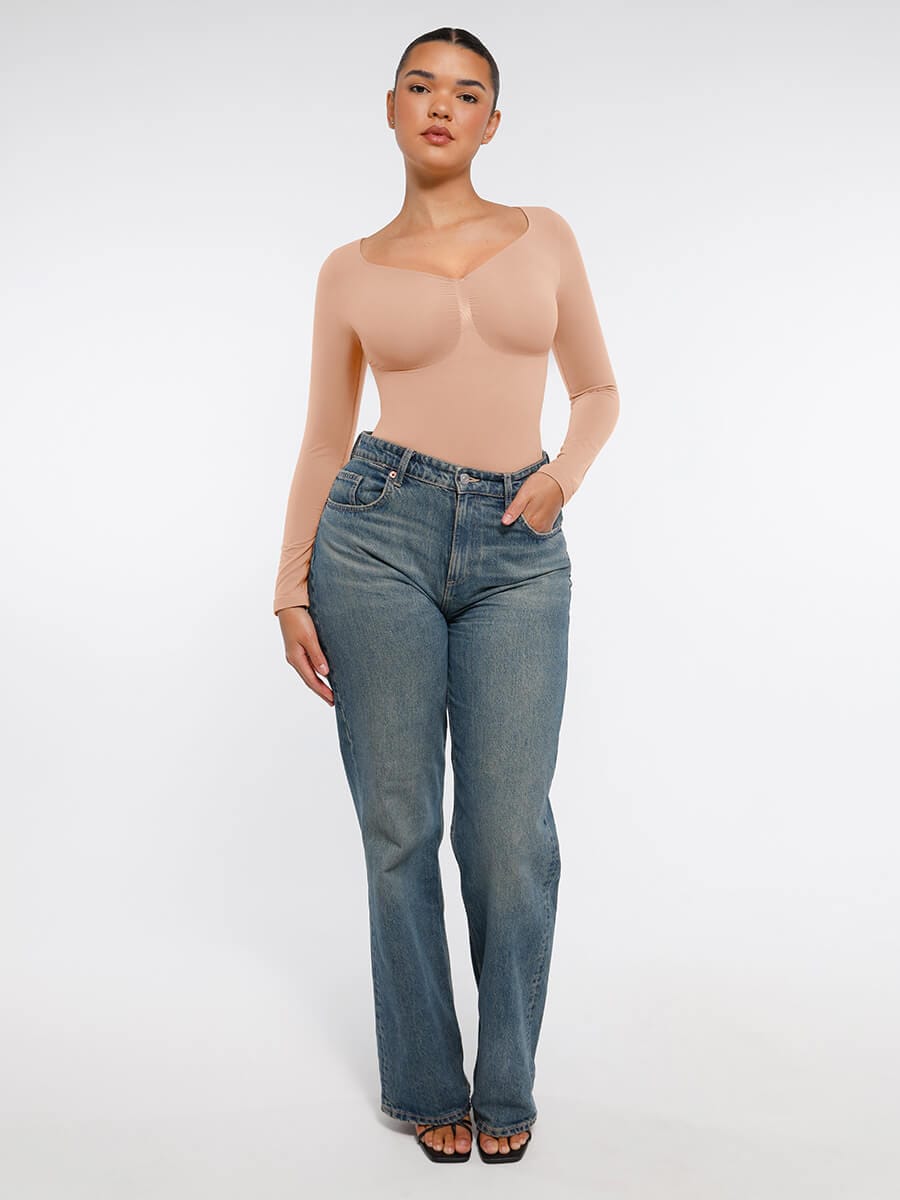 Seamless Long Sleeve Control Bodysuit