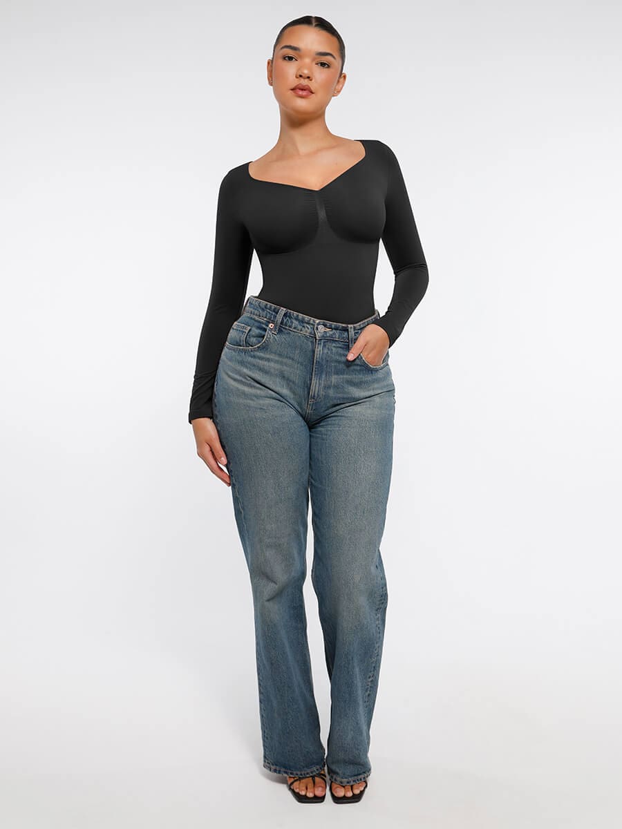 Seamless Long Sleeve Control Bodysuit
