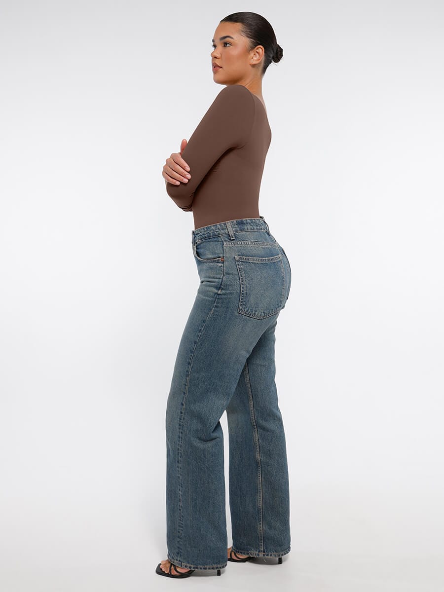 Seamless Long Sleeve Control Bodysuit