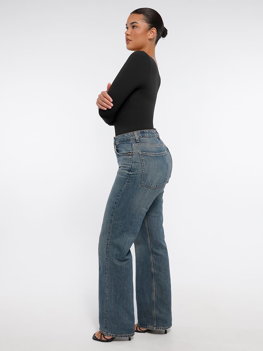Seamless Long Sleeve Control Bodysuit