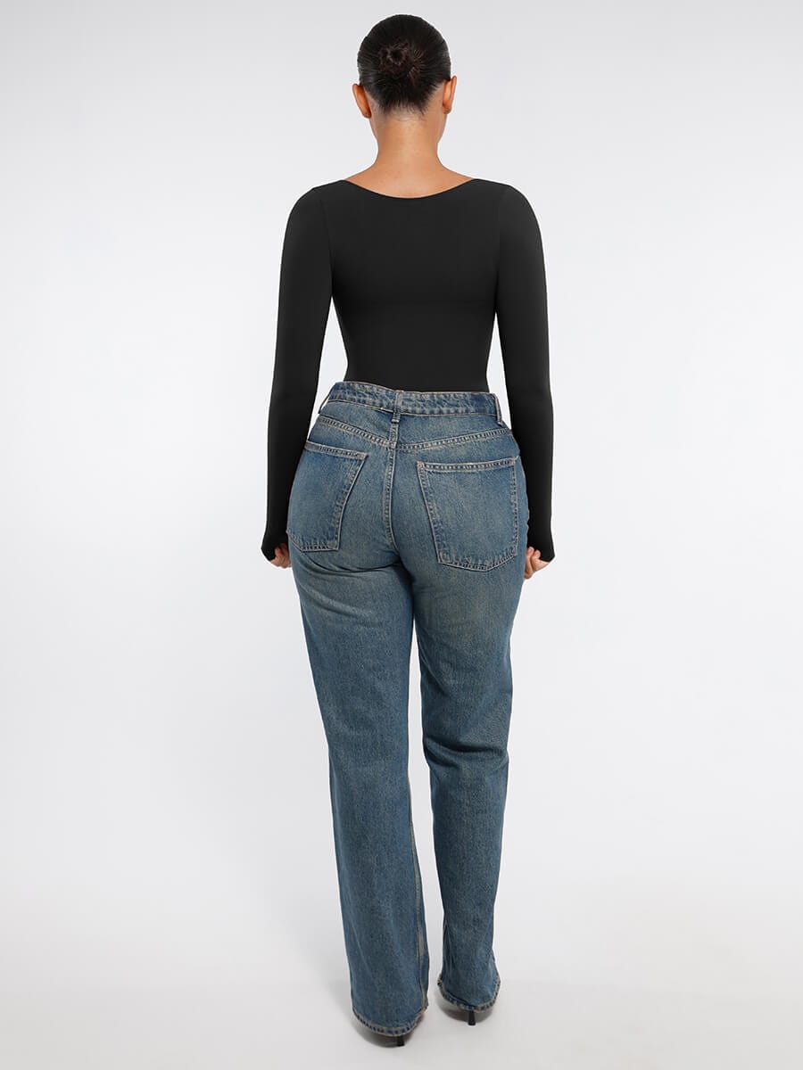 Seamless Long Sleeve Control Bodysuit