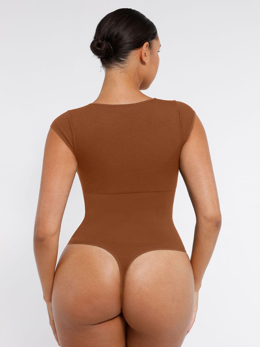 Seamless Deep V Waist Bodysuit