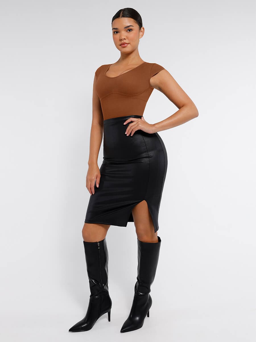 Seamless Deep V Waist Bodysuit