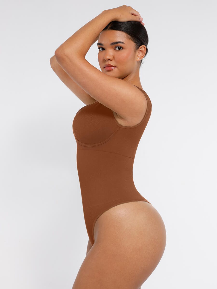 Seamless Deep V Waist Bodysuit