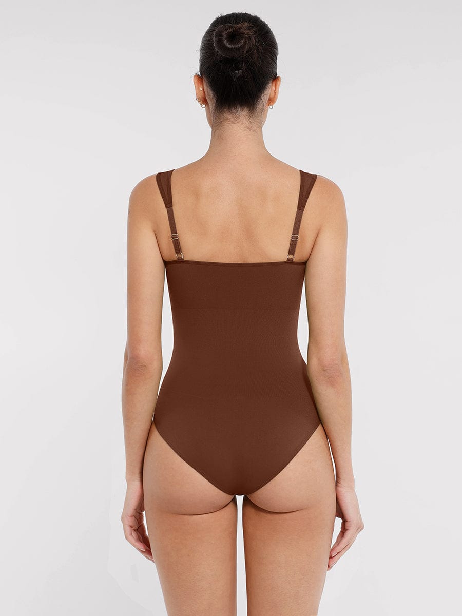 Seamless Diamond Neck Bodysuit