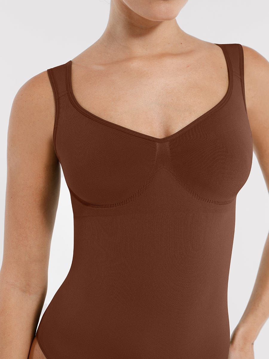 Seamless Diamond Neck Bodysuit