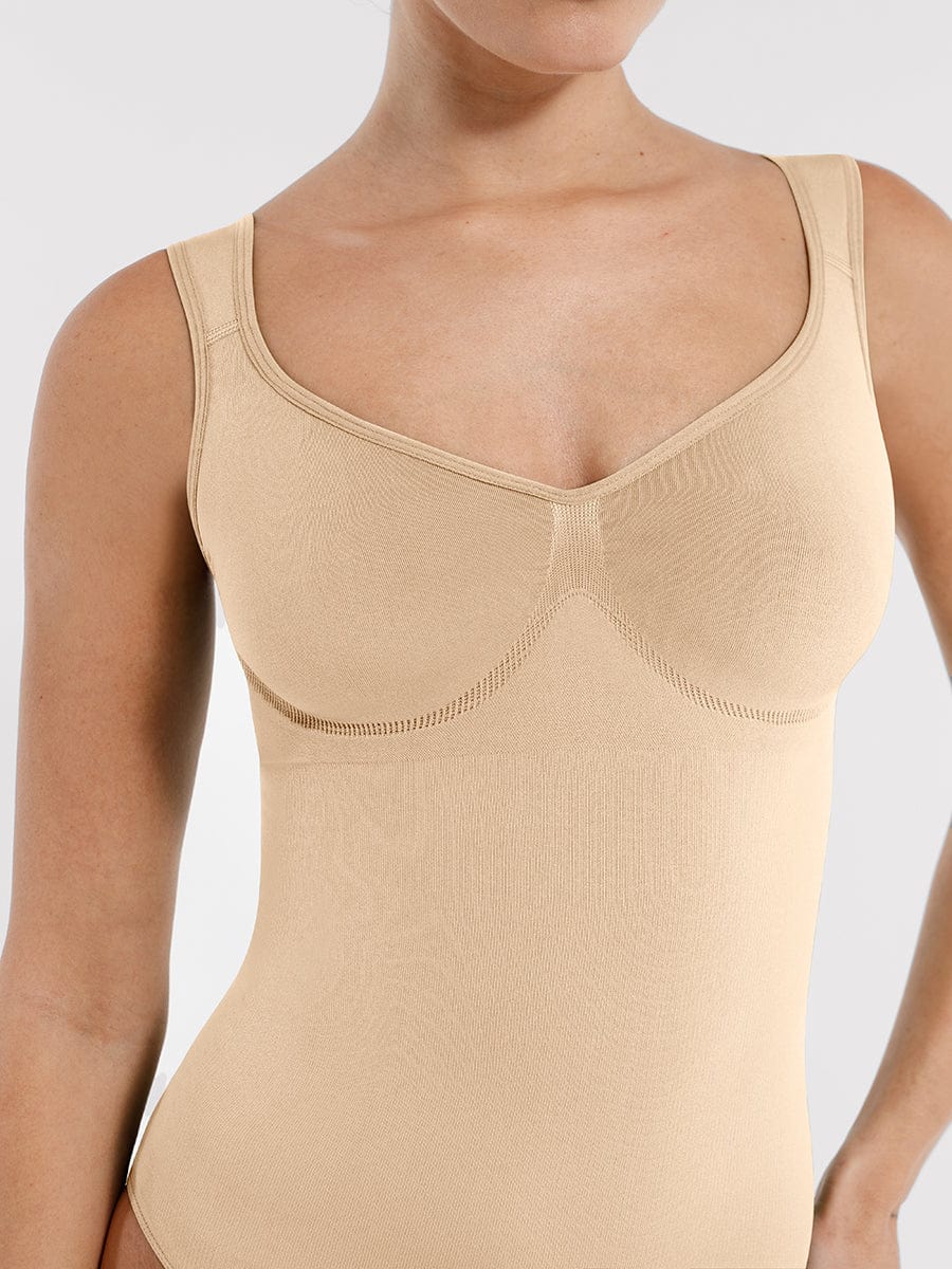 Seamless Diamond Neck Bodysuit