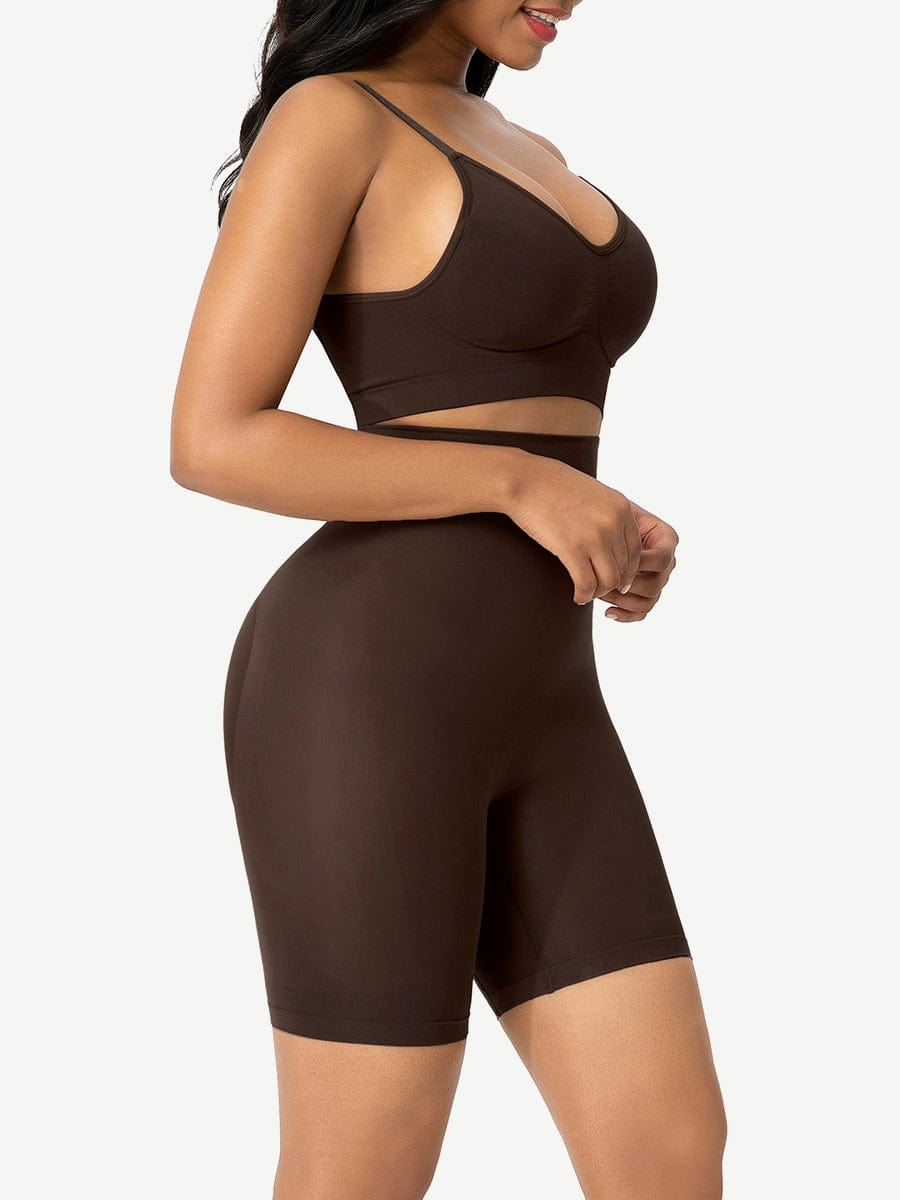 High Waist Seamless Scultp Butt Lifter Shorts