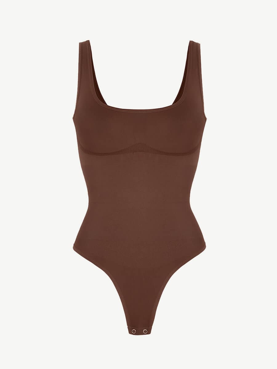 Seamless Outerwear Thong Bodysuit