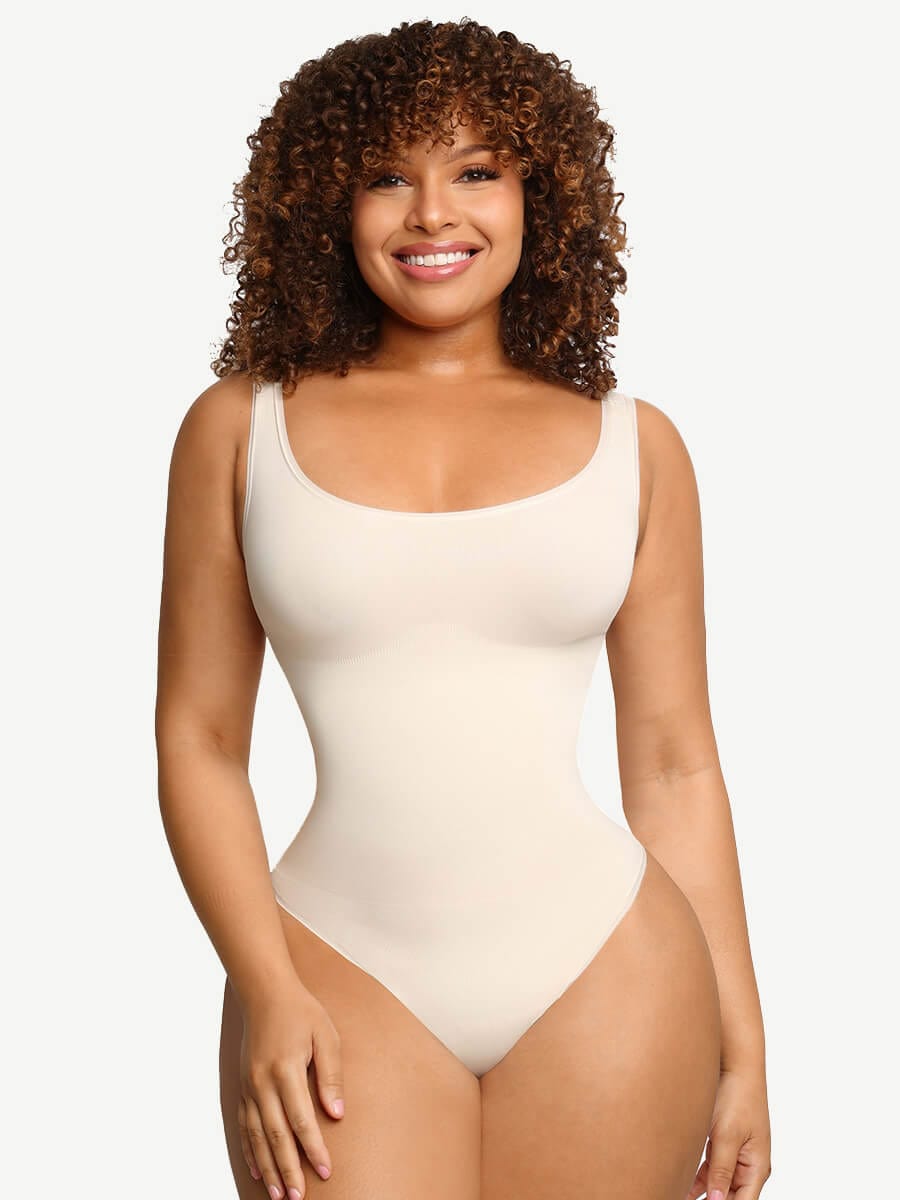 Seamless Outerwear Thong Bodysuit