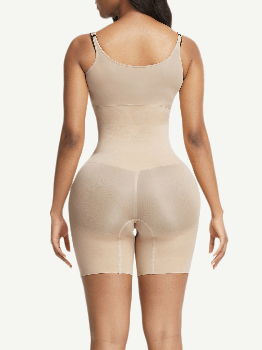 Seamless Open Bust Mid Thigh