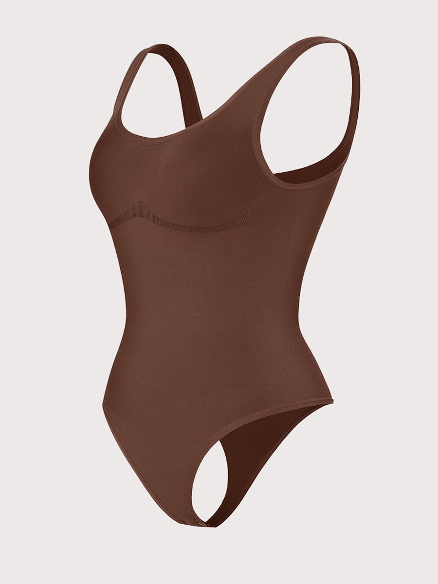 Seamless Outerwear Thong Bodysuit