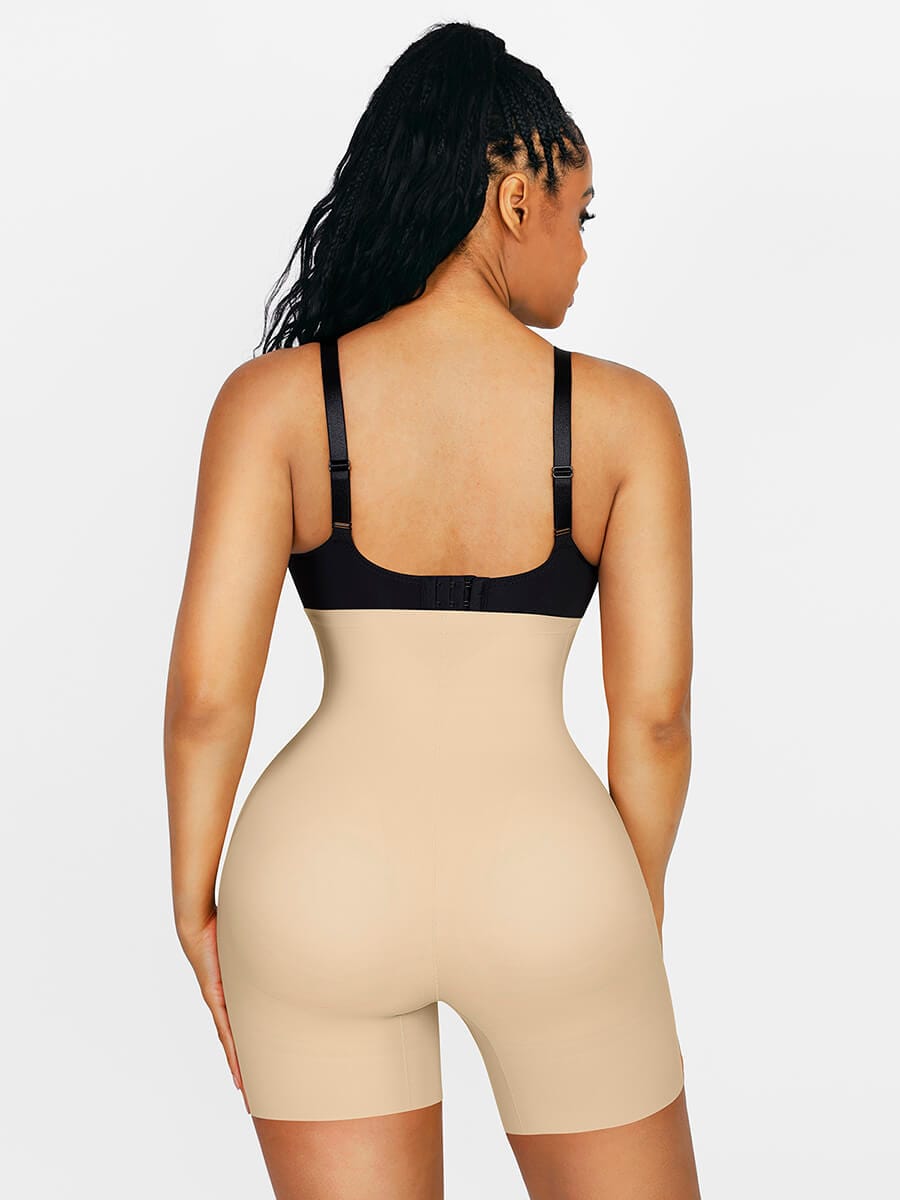 High Waist Butt Lifter Built-in Removable Buttock Pads