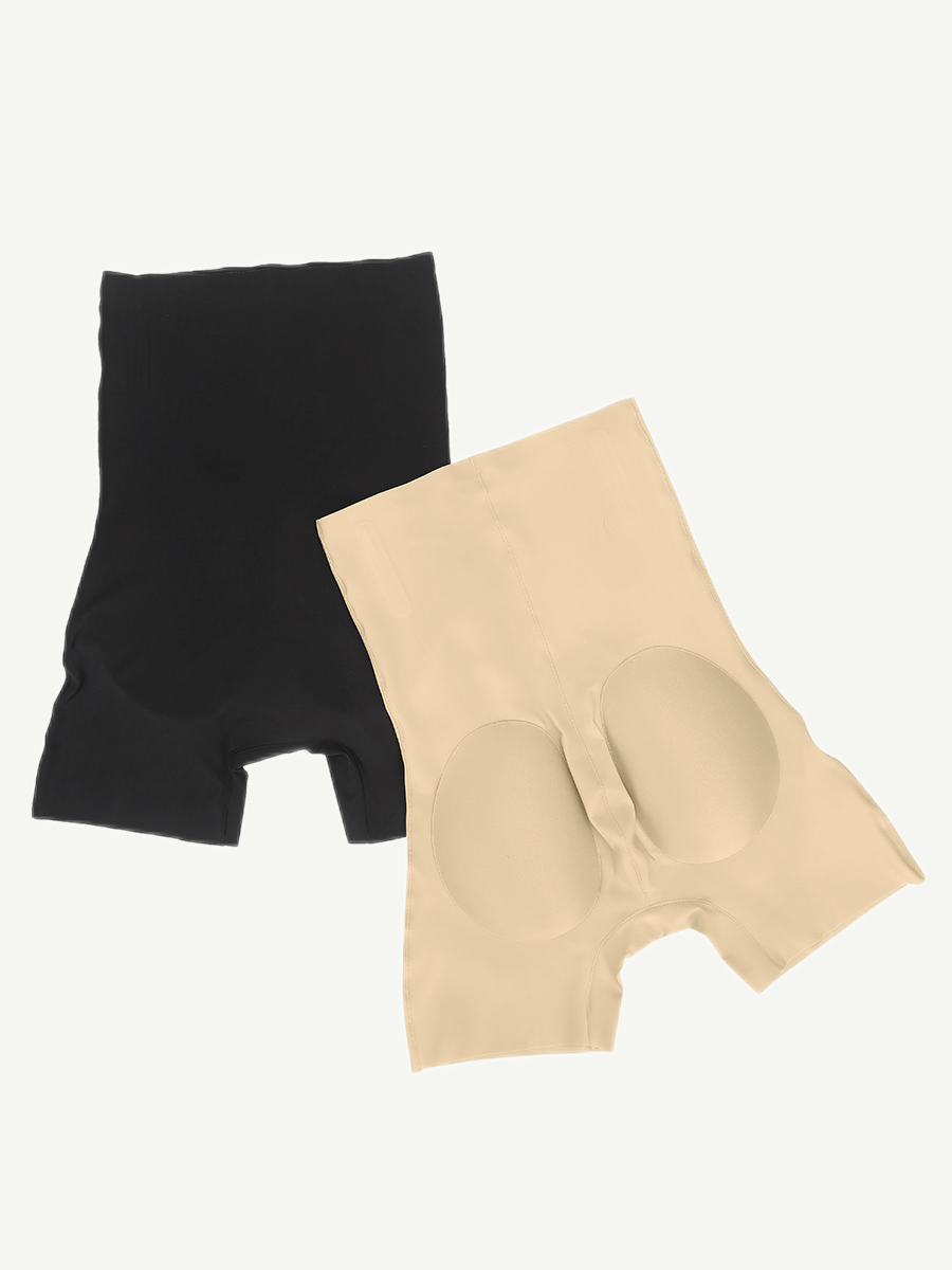 High Waist Butt Lifter Built-in Removable Buttock Pads