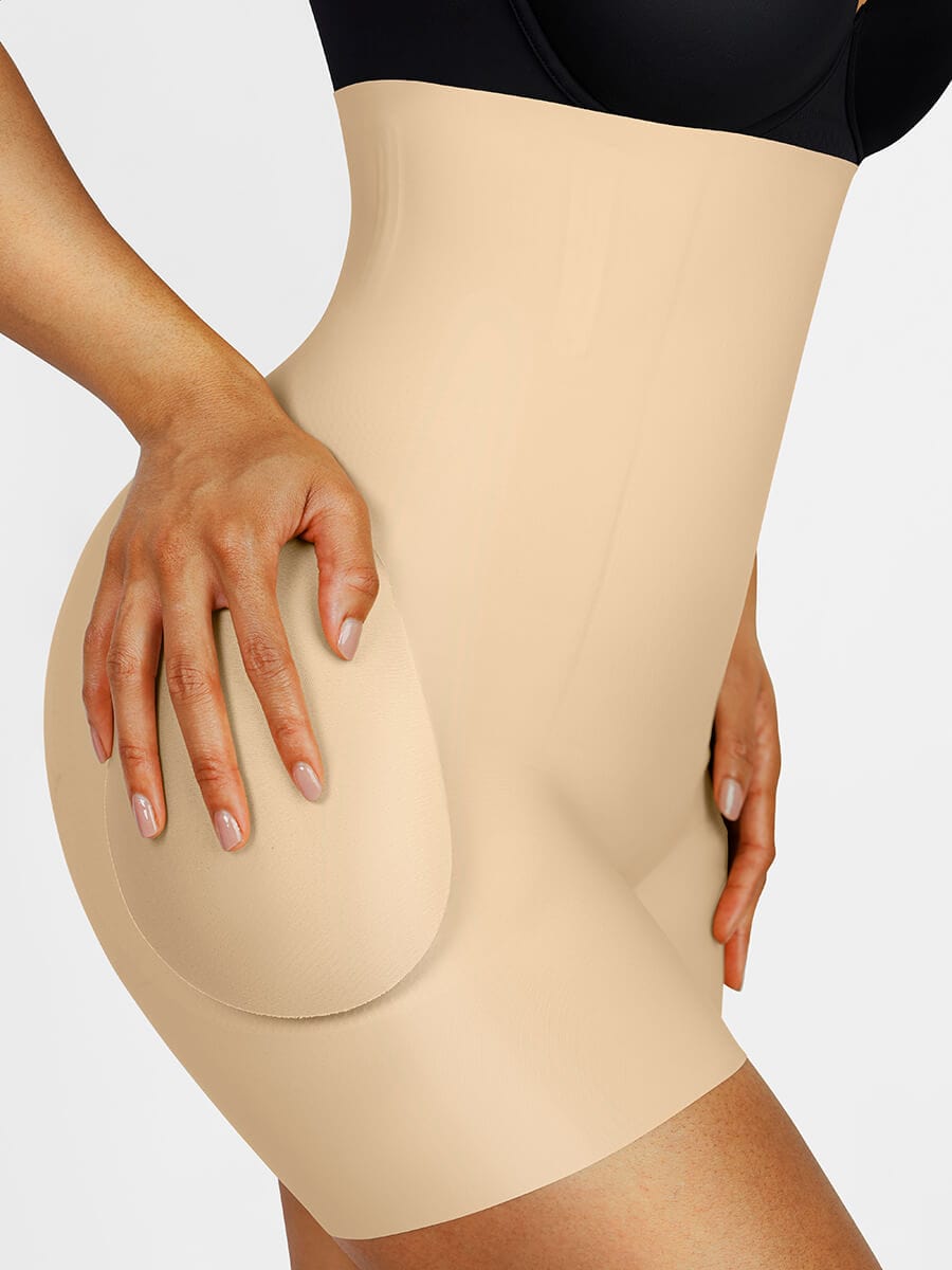 High Waisted Butt Lifter with Removable Hip Pads