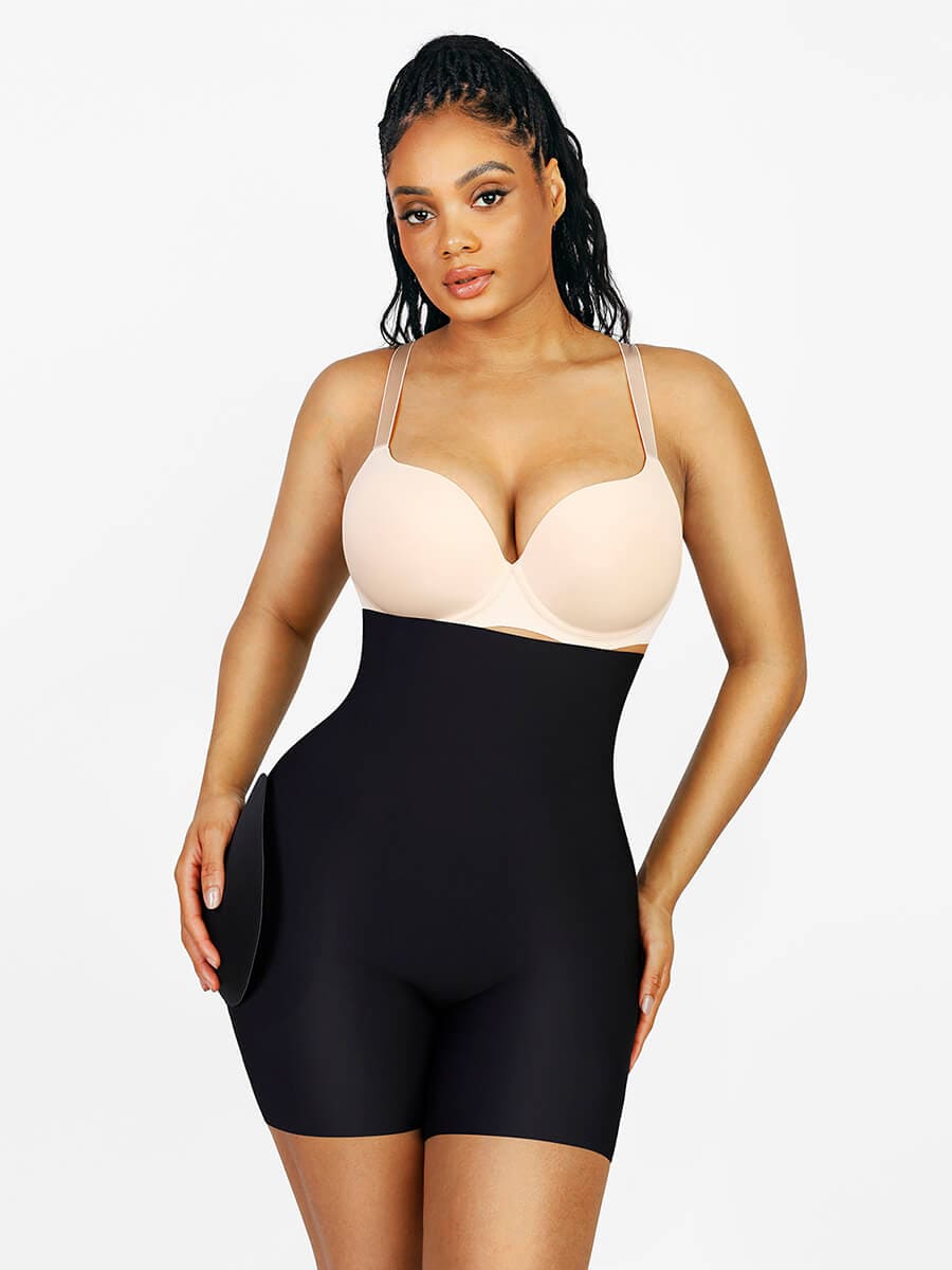 High Waisted Butt Lifter with Removable Hip Pads