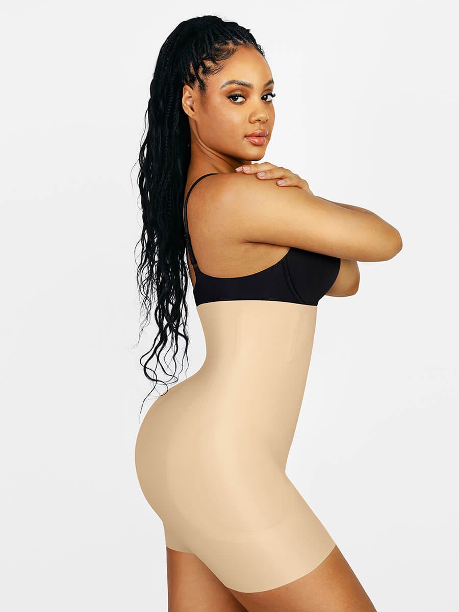 High Waisted Butt Lifter with Removable Hip Pads