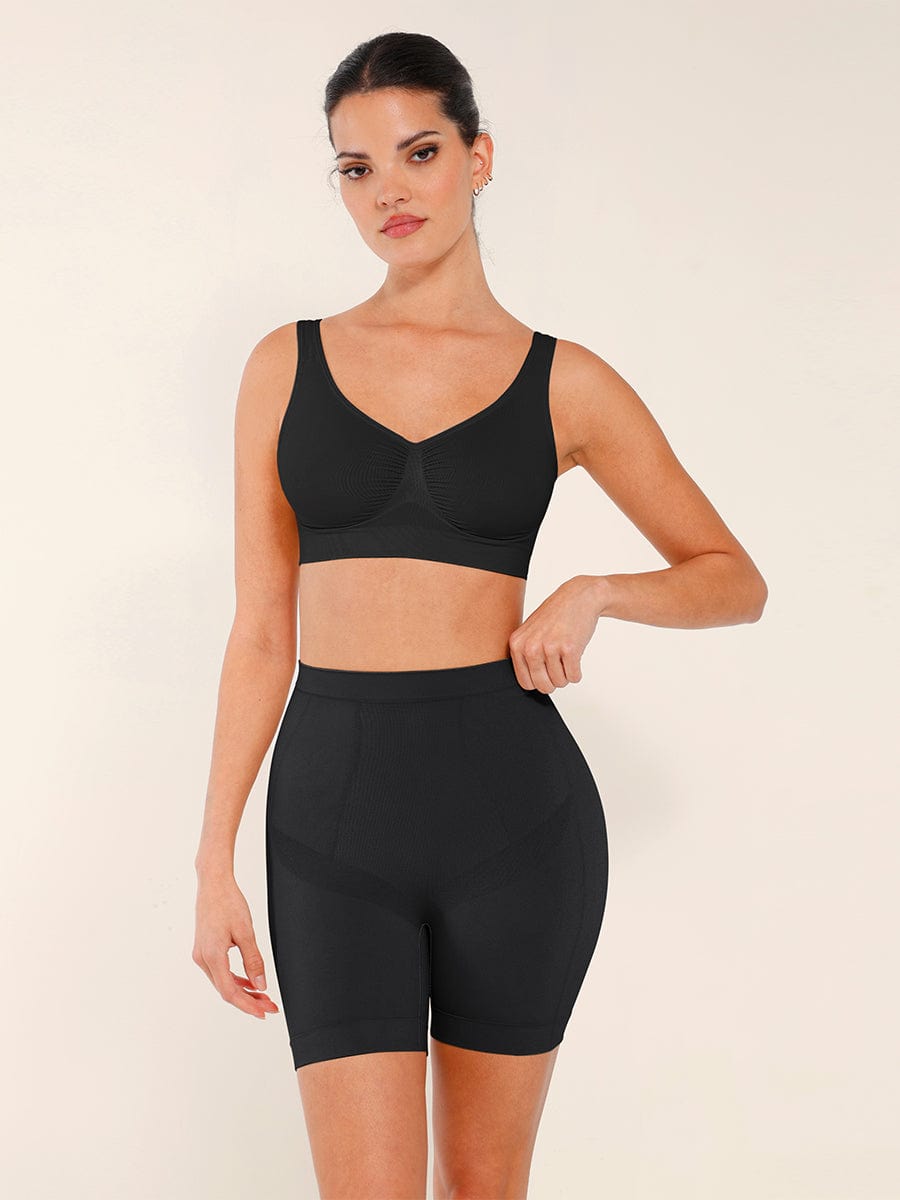 Seamless Slimming Mid-Waist Boyshorts Panties