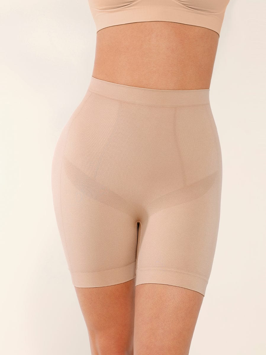 Seamless Slimming Mid-Waist Boyshorts Panties