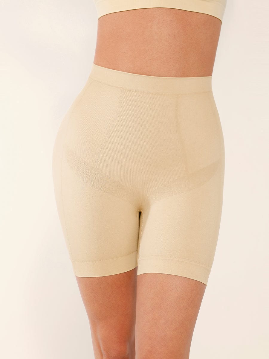 Seamless Slimming Mid-Waist Boyshorts Panties