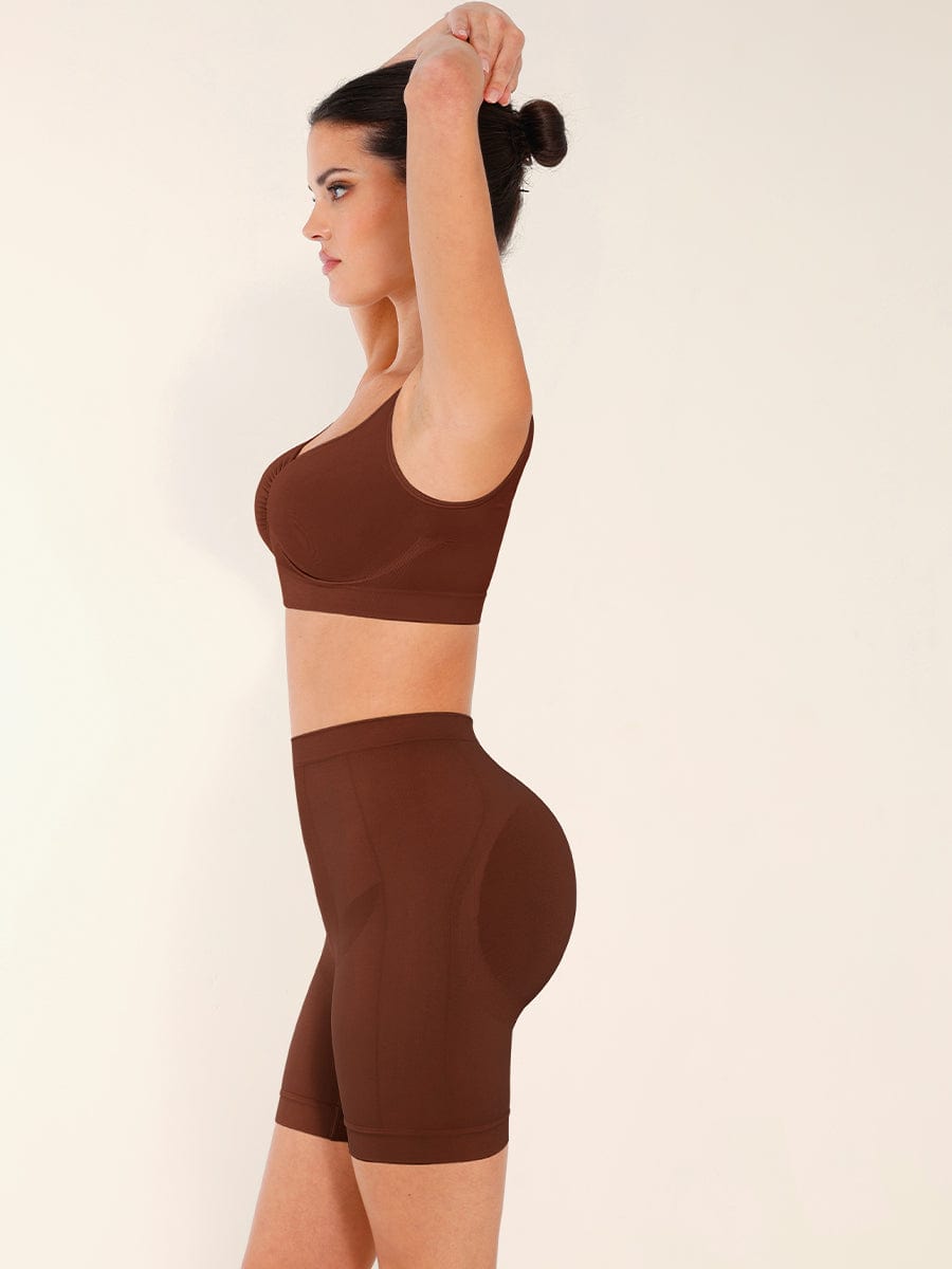 Seamless Slimming Mid-Waist Boyshorts Panties