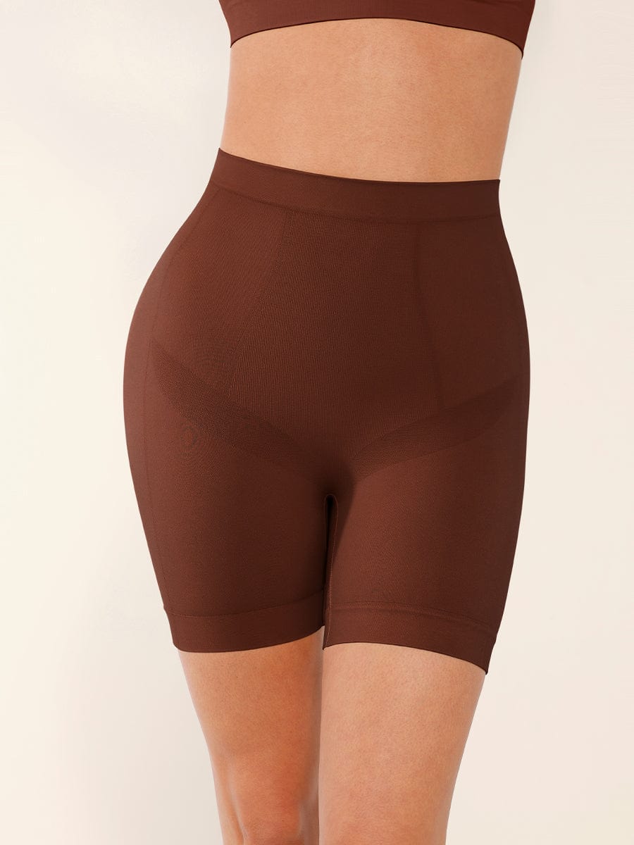 Seamless Slimming Mid-Waist Boyshorts Panties