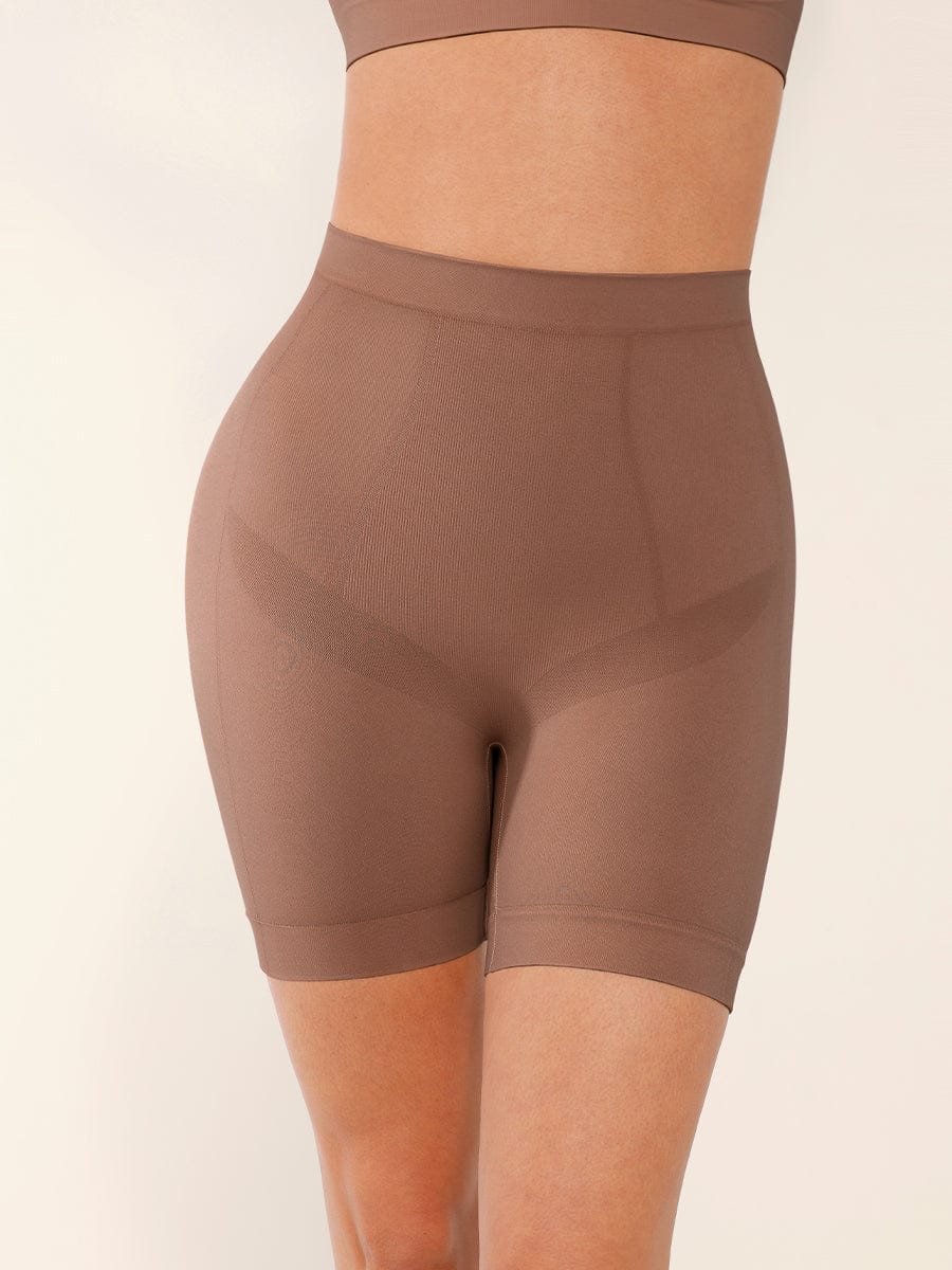 Seamless Slimming Mid-Waist Boyshorts Panties
