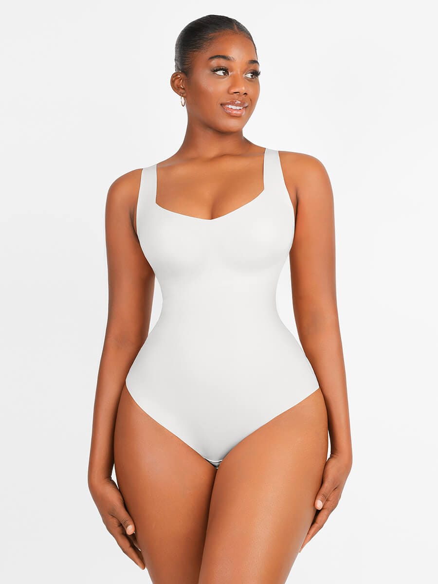 Slim V Neck Bodysuit