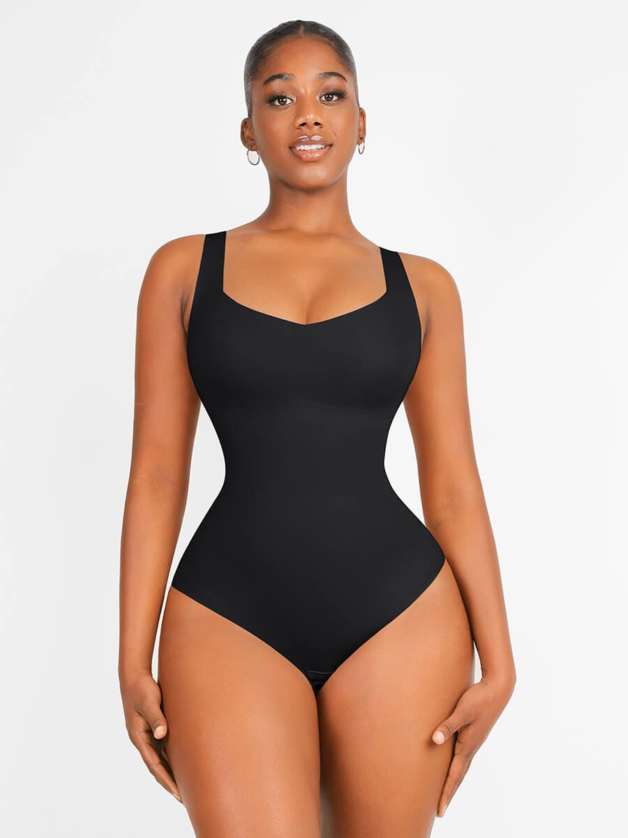 Slim V Neck Bodysuit
