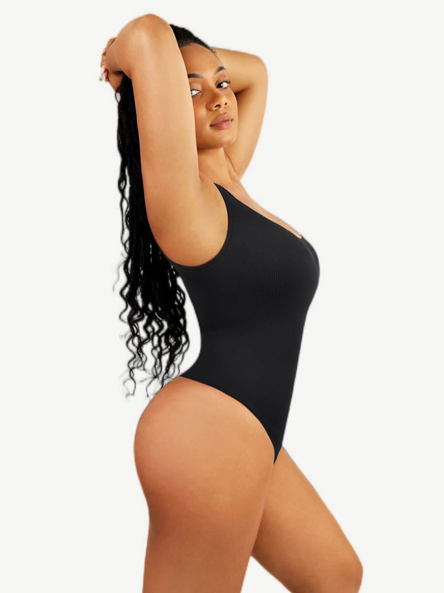 Seamless One-Shoulder Waist Sculpting Bodysuit