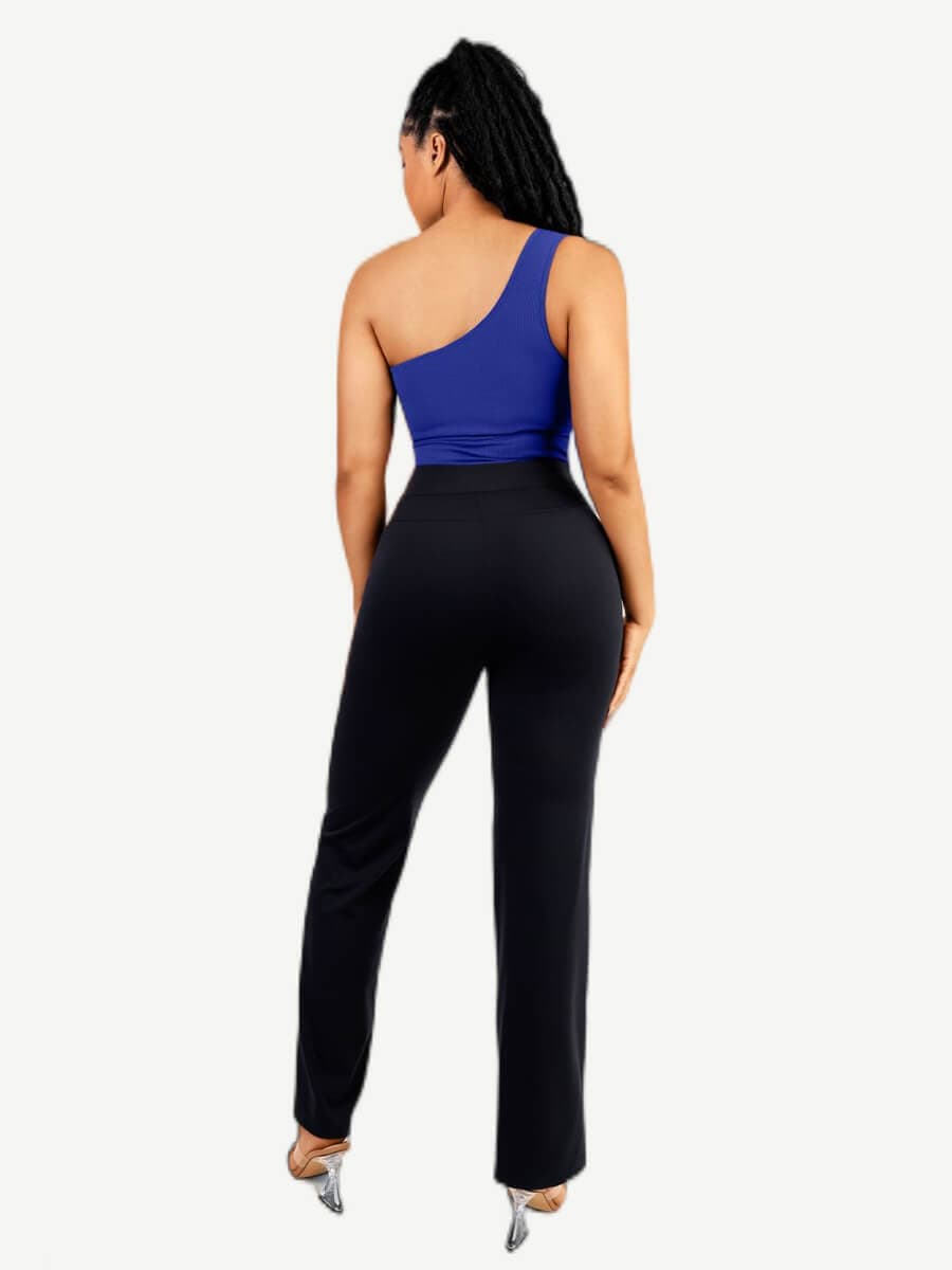 Seamless One-Shoulder Waist Sculpting Bodysuit