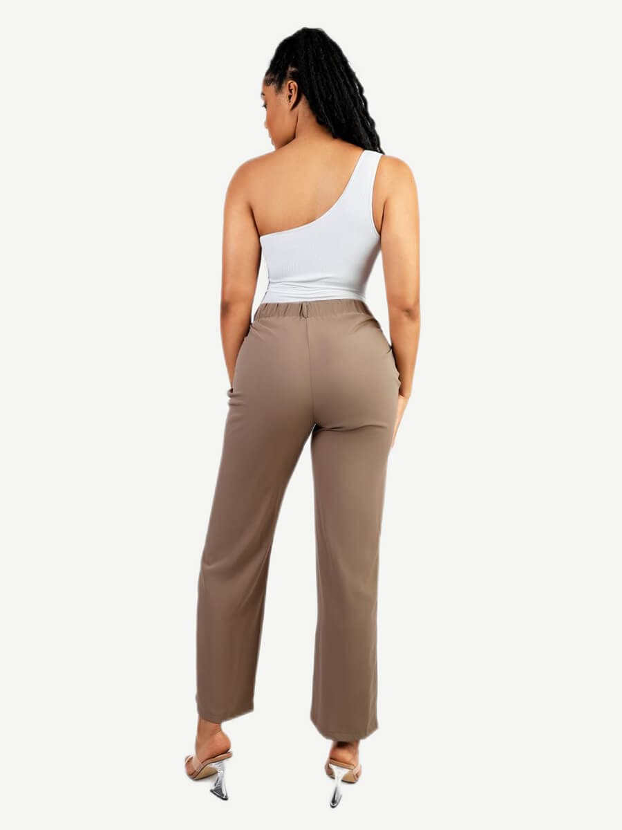 Seamless One-Shoulder Waist Sculpting Bodysuit