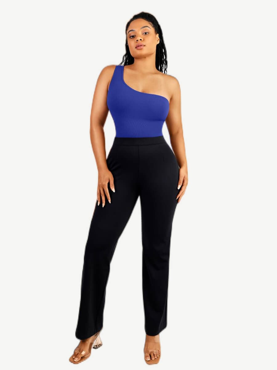 Seamless One-Shoulder Waist Sculpting Bodysuit