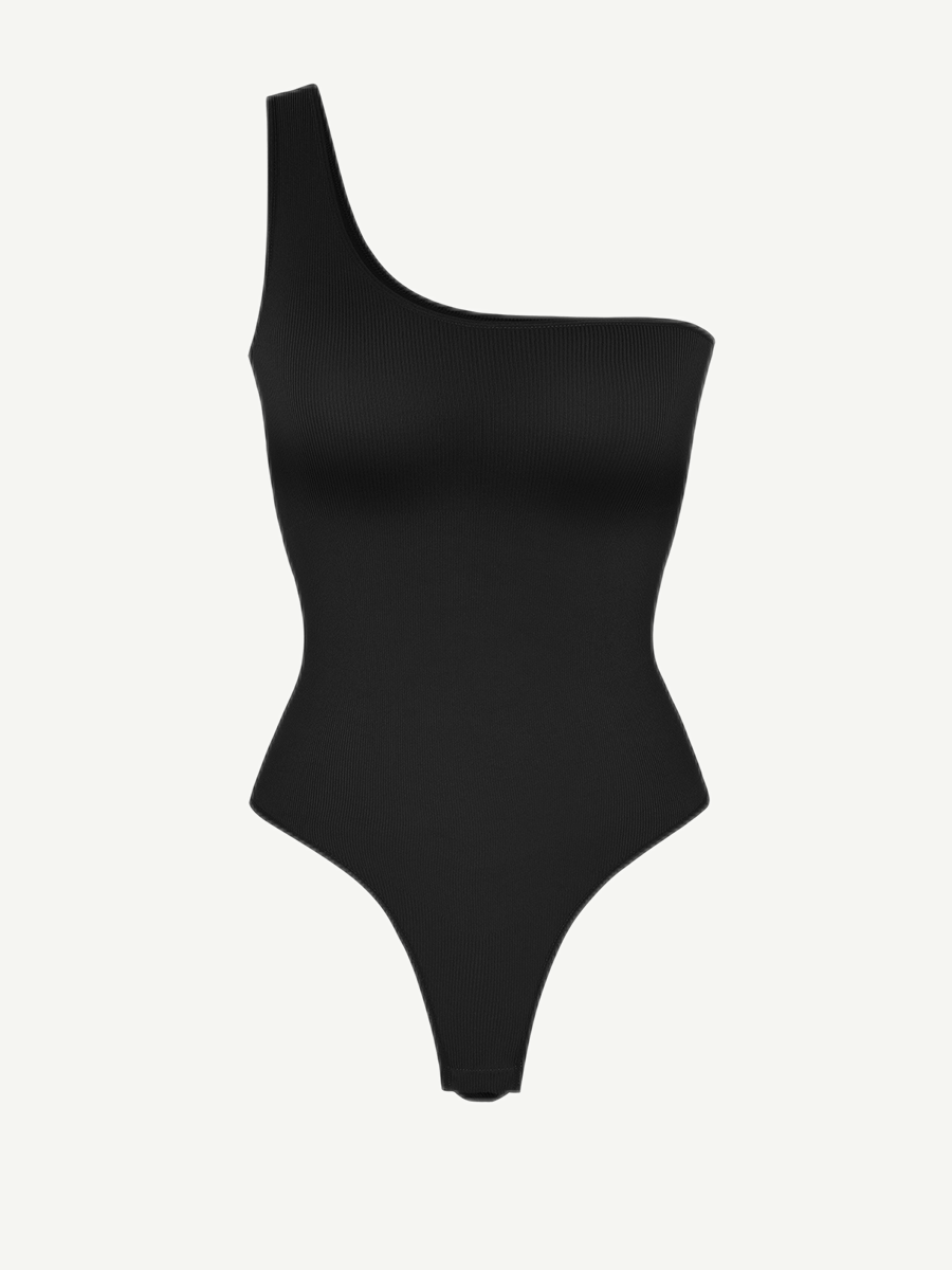 Seamless One-Shoulder Waist Sculpting Bodysuit