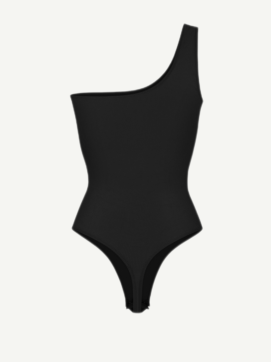 Seamless One-Shoulder Waist Sculpting Bodysuit