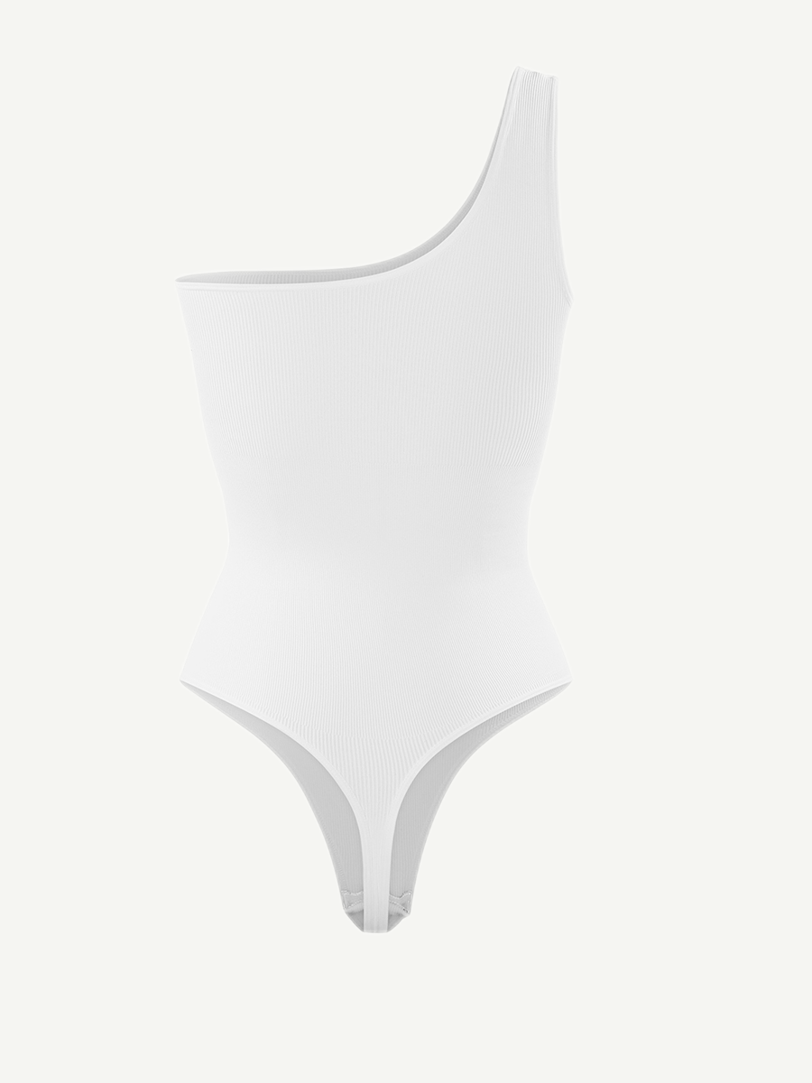 Seamless One-Shoulder Waist Sculpting Bodysuit