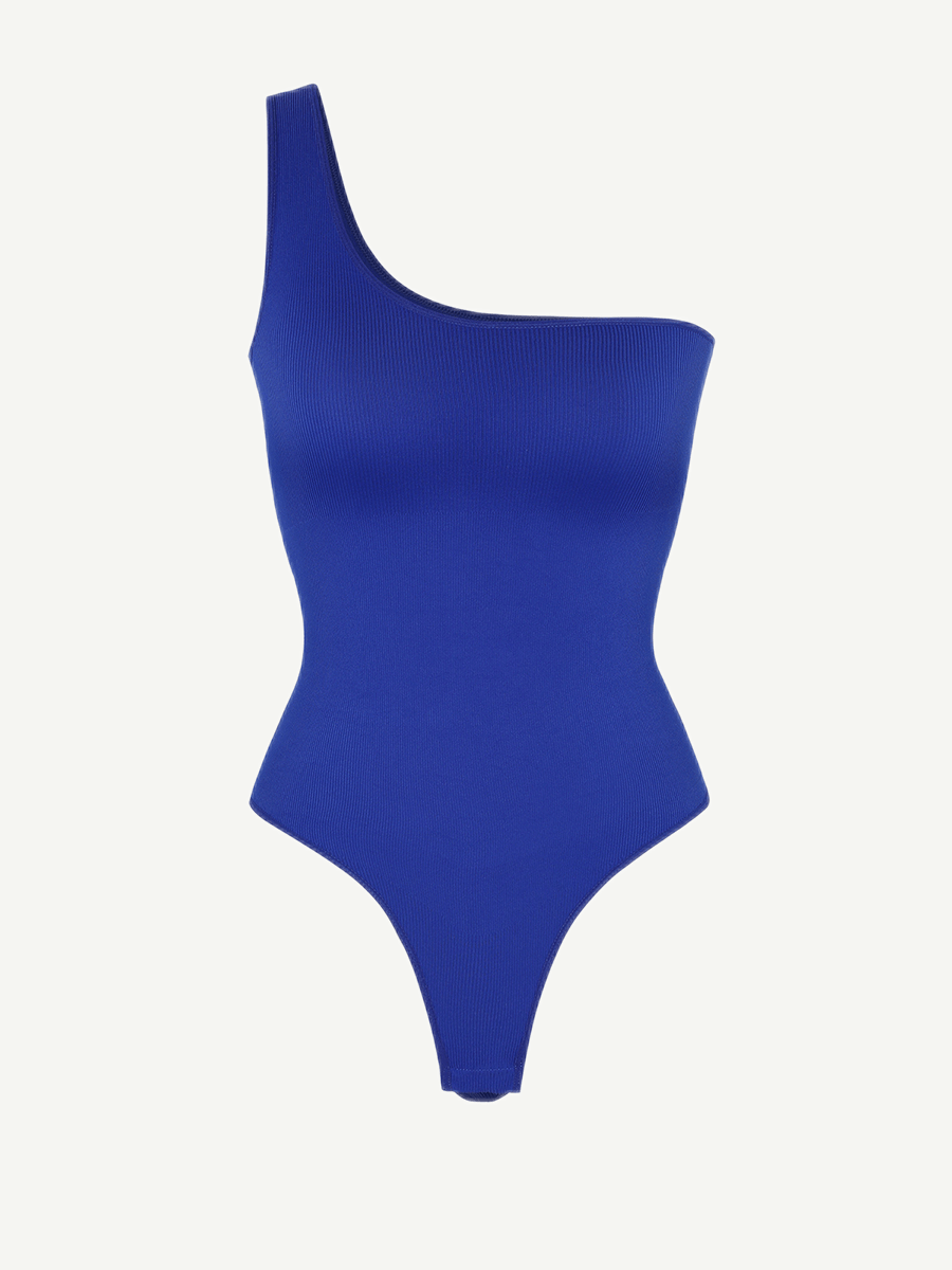 Seamless One-Shoulder Waist Sculpting Bodysuit