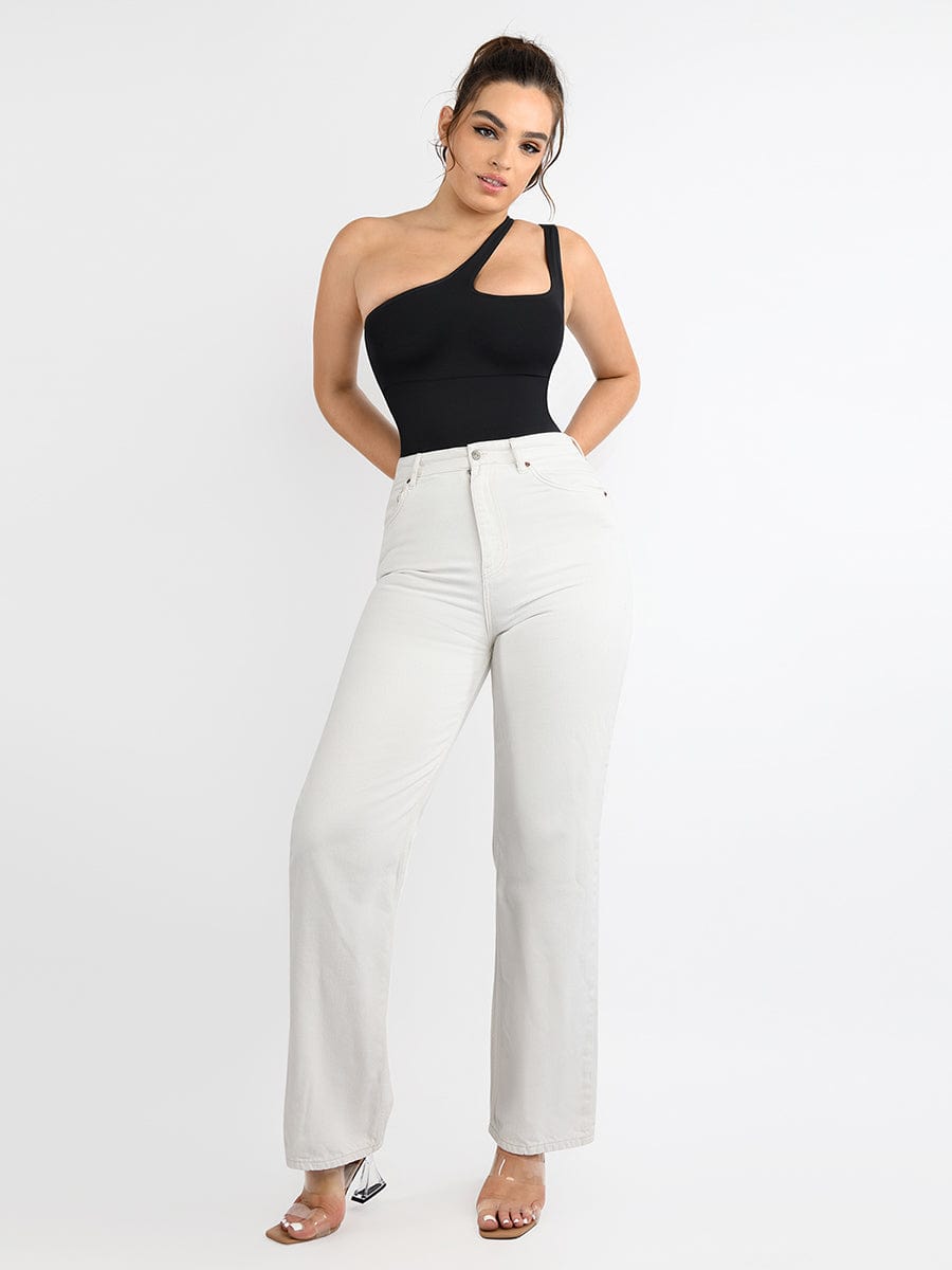 One-shoulder Bodysuit